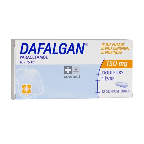 Dafalgan 150mg Suppos 12 Kleine Kinderen