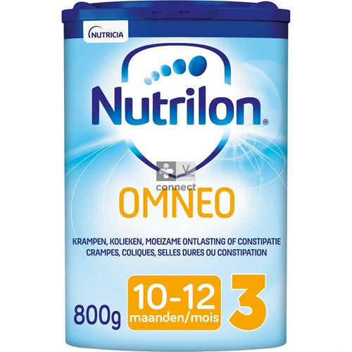Nutrilon Omneo 3 Opvolgmelk constipatie en krampen vanaf 10 maanden poeder 800g