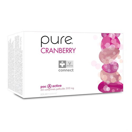 Pure Cranberry 500 mg 60 Comprimes