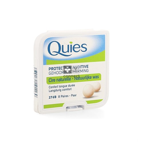 Quies Boules Protection en Cire Naturelle 8 Paires