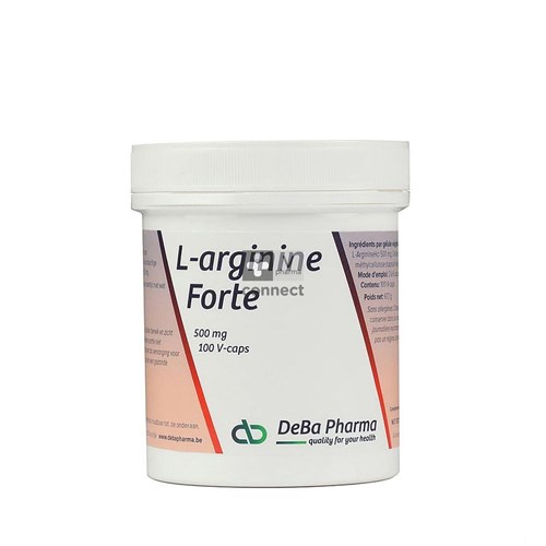 Deba L Arginine Forte 500 mg 100 Capsules