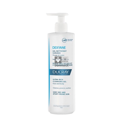 Ducray Dexyane Reinig. Gel Overvet 400ml Promo -2€