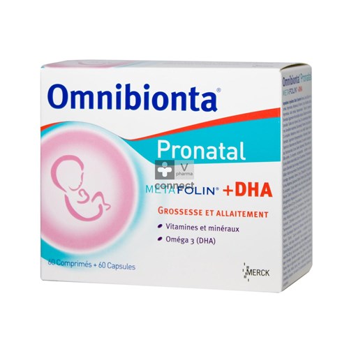 Omnibionta Pronatal Metafolin+dha Tabl 60+caps 60
