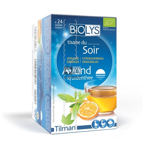 Biolys Infusion Verveine Oranger 24 Sachets