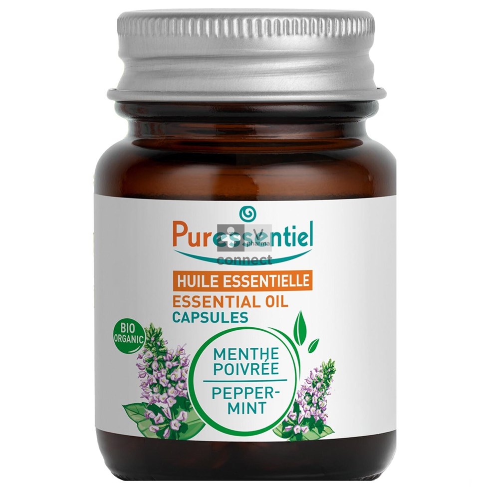 Puressentiel Eo Pepermunt Bio Caps 60
