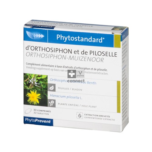 Phytostandard Orthosiphon/Piloselle 30 Comprimés