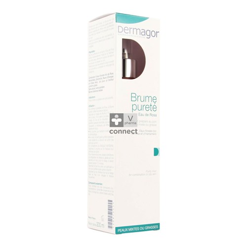 Dermagor Brume Pureté Eau de Rose 200 ml