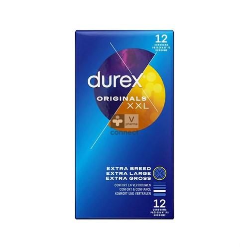 Durex Original Préservatifs XXL 12 Pièces