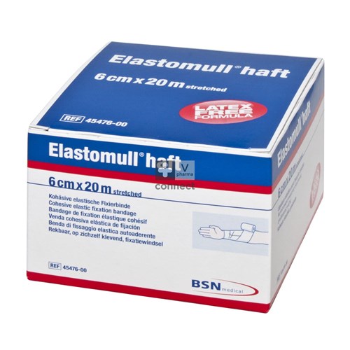 Elastomull Haft Latexvrij 6cmx20m 4547600