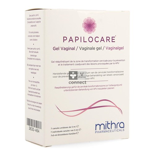 Papilocare Vaginale Gel Ud 7x5ml