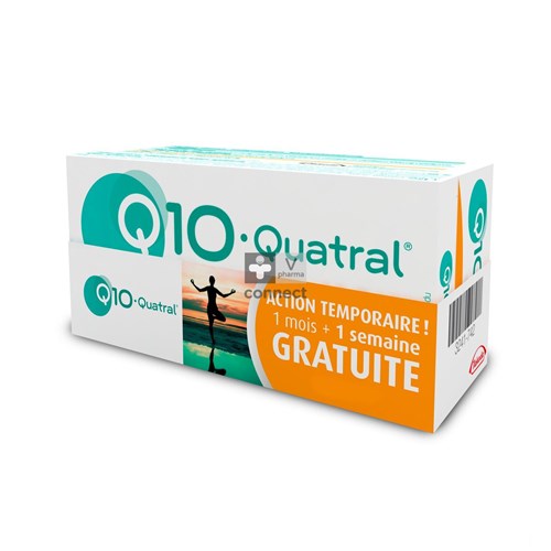 Quatral Q10 2 x 28 capsules + 2 x 7 capsules Promoprijs