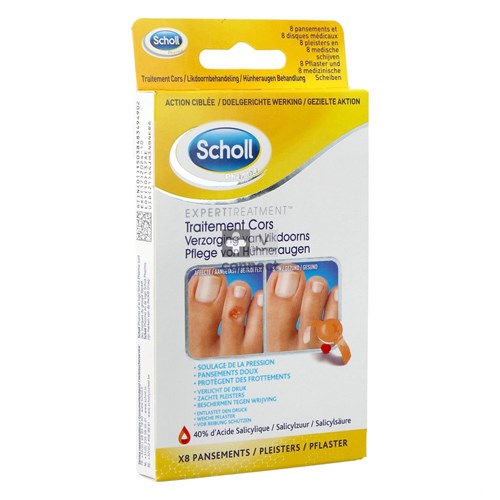 Scholl Emplatres Anti/Cors 8 Pieces