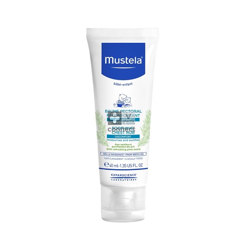 Mustela Bébé Baume Pectoral Réconfortant 40 ml