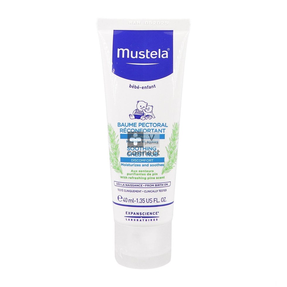 Mustela Bébé Baume Pectoral Réconfortant 40 ml