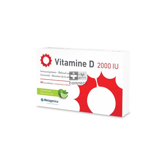 Vitamine D 2000iu Metagenics Tabl 84