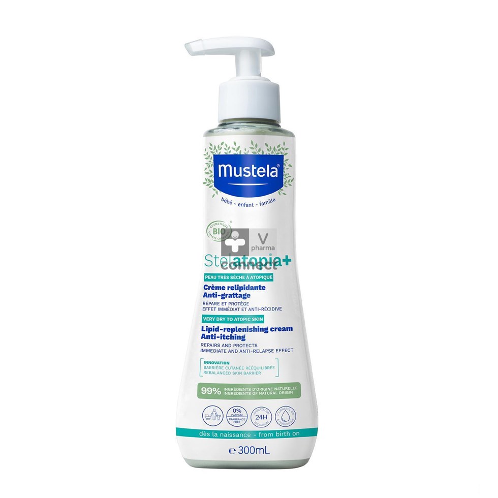 Mustela Pa Stelatopia+ Herstellende Cr A/jeuk300ml