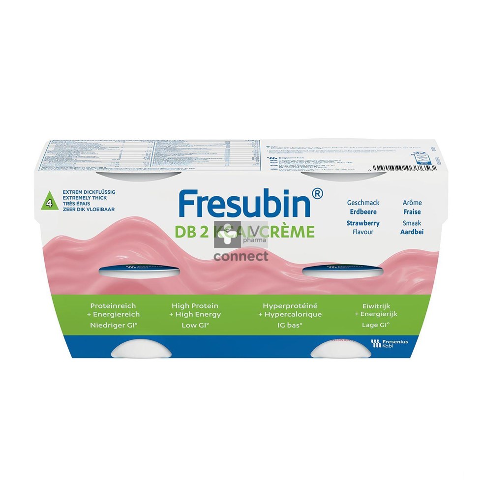 Fresubin Db 2 Kcal Creme Fraise 4X125g