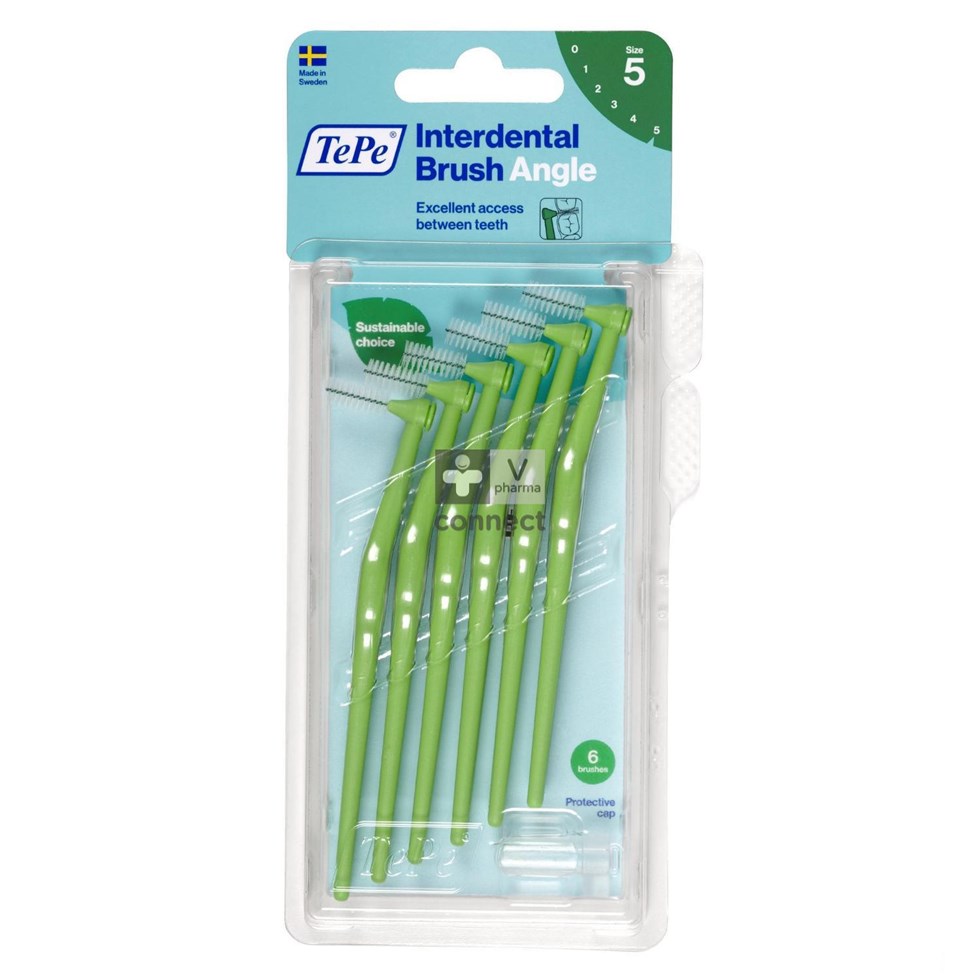 Tepe Angle Interdental Ragers Groen 0,8mm 6 154660