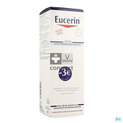 Eucerin Dry Skin Anti Jeuk Creme 200ml -3€ Promo