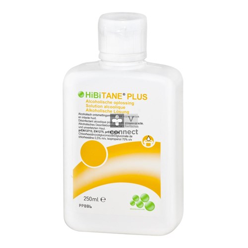 Hibitane Plus Ontsmetting Alc 0,5% 250ml