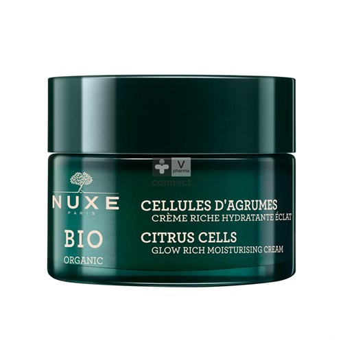 Nuxe Bio Crème Riche Hydratante Eclat 50 ml