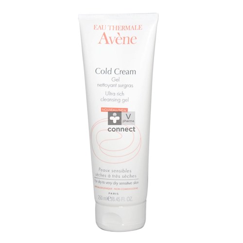 Avene Cold Cream Gel Nettoyant Surgras 250 ml