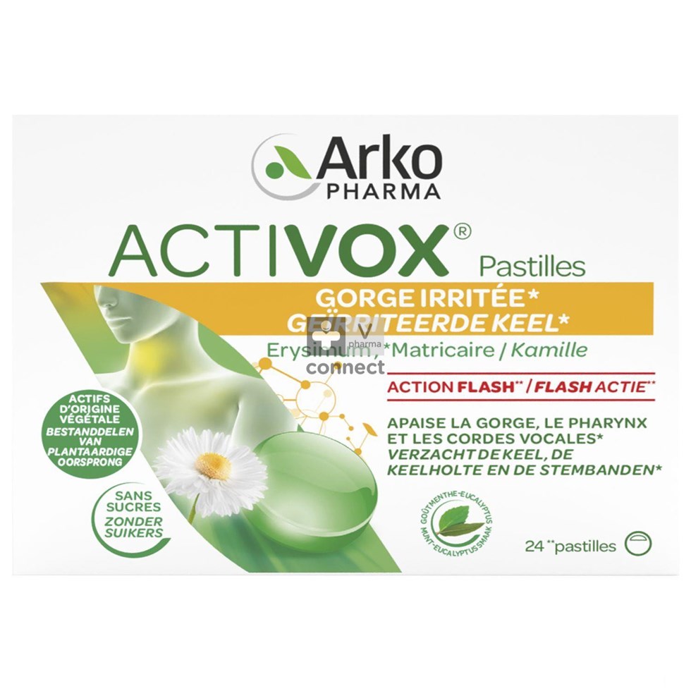 Activox Verzachtend Keel Munt-eucalyptus Past 24