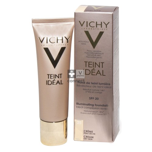 Vichy Fond de Teint Ideal 25 Moyen Crème 30 ml