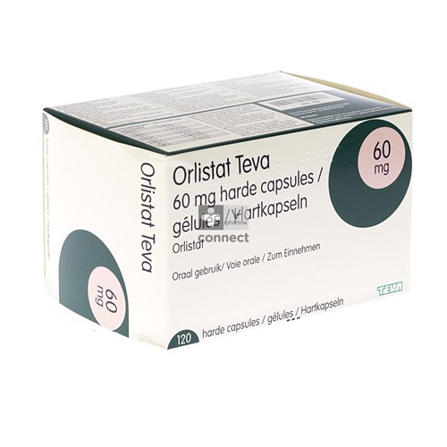 Orlistat Teva 60 mg 120 capsules