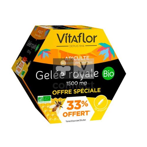 Vitaflor Koninginnengelei Bio 1500mg + 33% Gratis