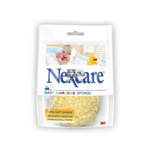 Nexcare Caresse Baby Eponge Jaune