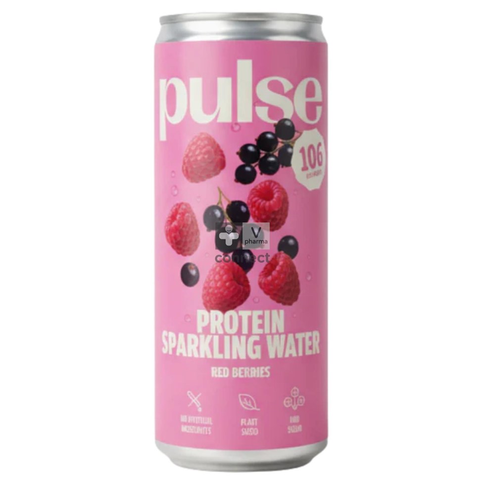 Pulse Protein Eau Pétillante Fruits Rouges 330 ml