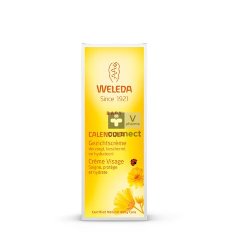 Weleda Calendula Bb Gezichtscreme Nf Tube 50ml