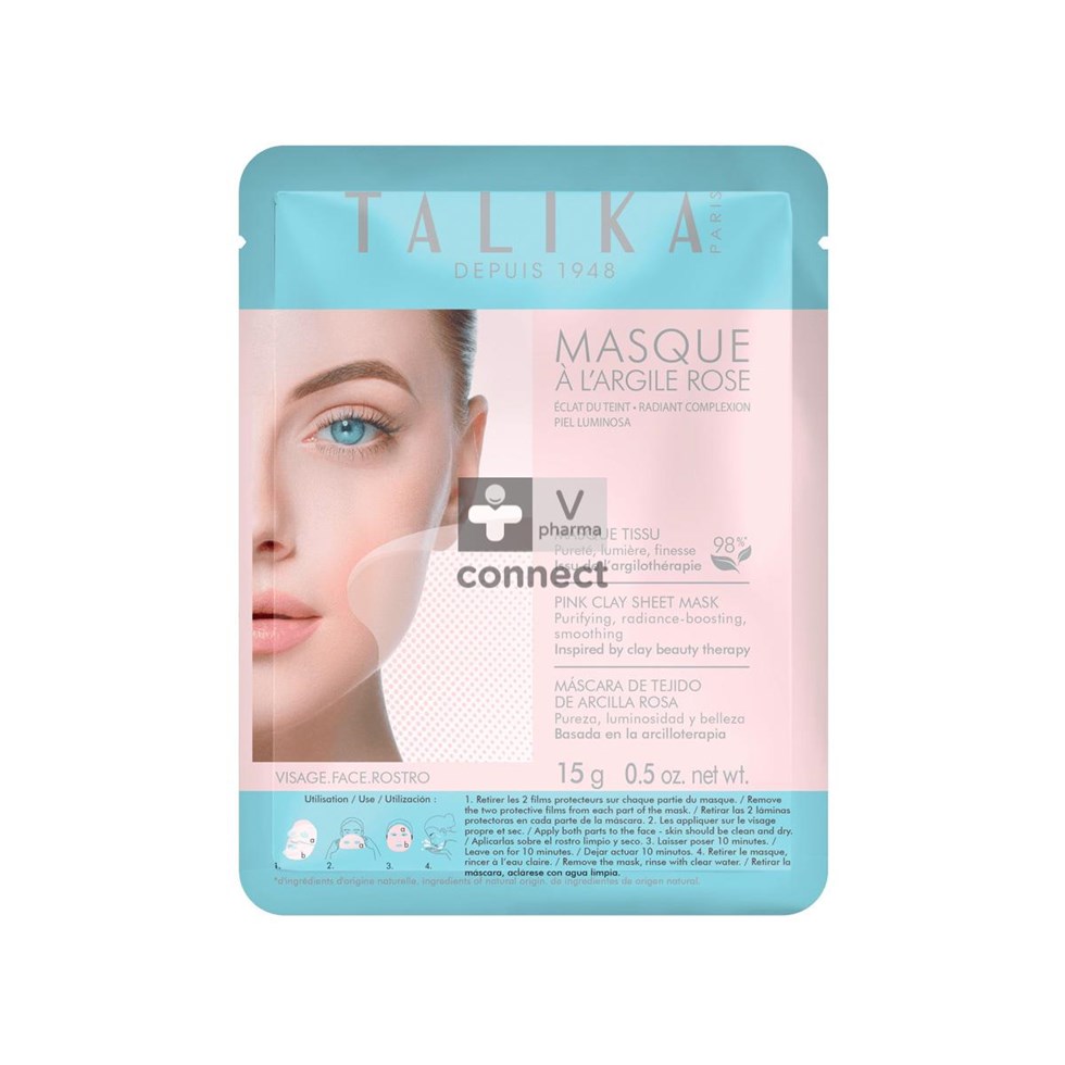 Talika Masque à l'Argile Rose