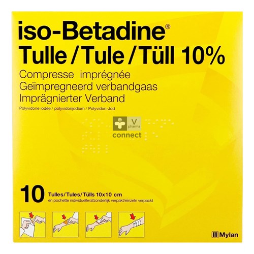 Iso Betadine Tulles Compr 10