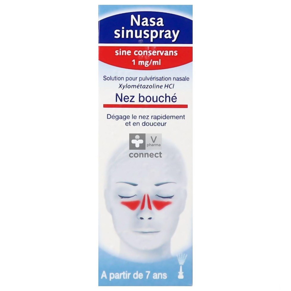 Nasasinuspray 1Mg/Ml Sine Cons. Decongestionnant 10 ml