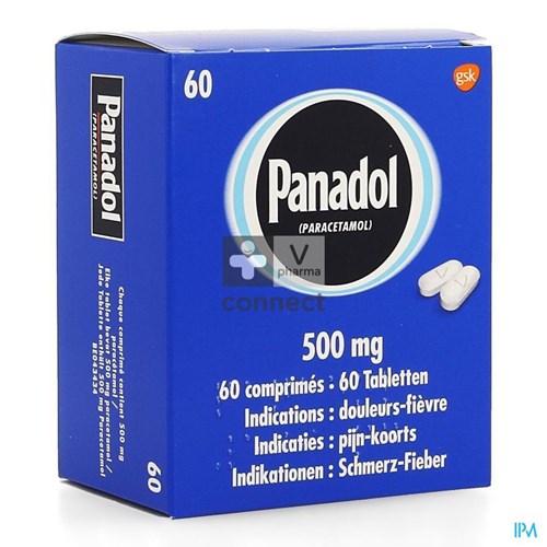 Panadol 500 mg 60 tabletten