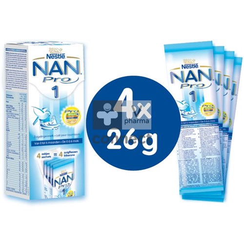 Nan Pro 1 Melkpoeder Sticks 4x26g