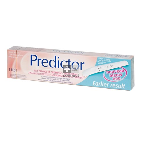 Predictor Test Précoce de Grossesse Earlier Result
