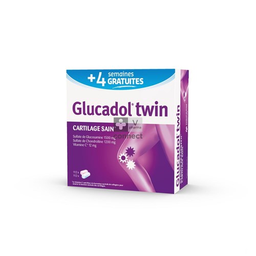 Glucadol Twin 1500/1200 mg 224 Comprimes ( 168 + 56 Gratuits)