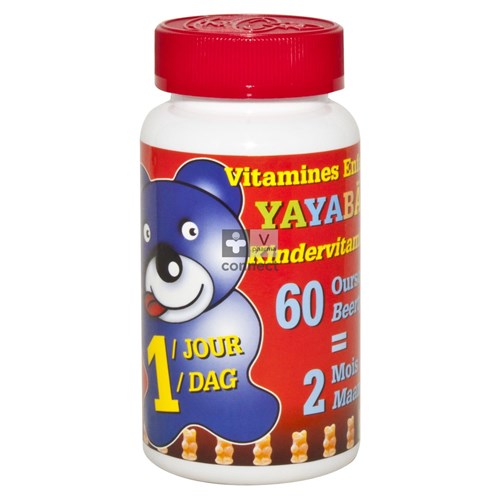 Yayabar Multivitaminen Beertjes Bonbons 60