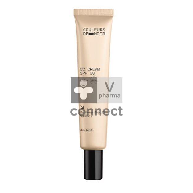 Couleurs De Noir Cc Cream Spf30 03 Nude 30ml