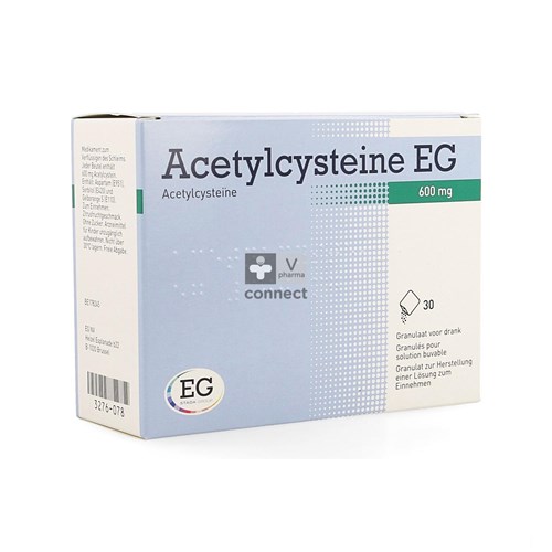 Acetylcysteine EG 600 mg 30 Sachets