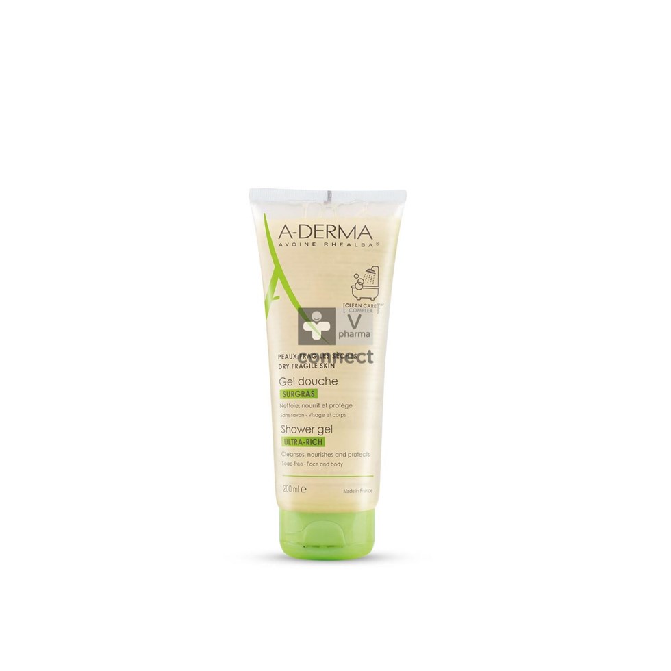 Aderma Gel Douche Surgras 200 ml