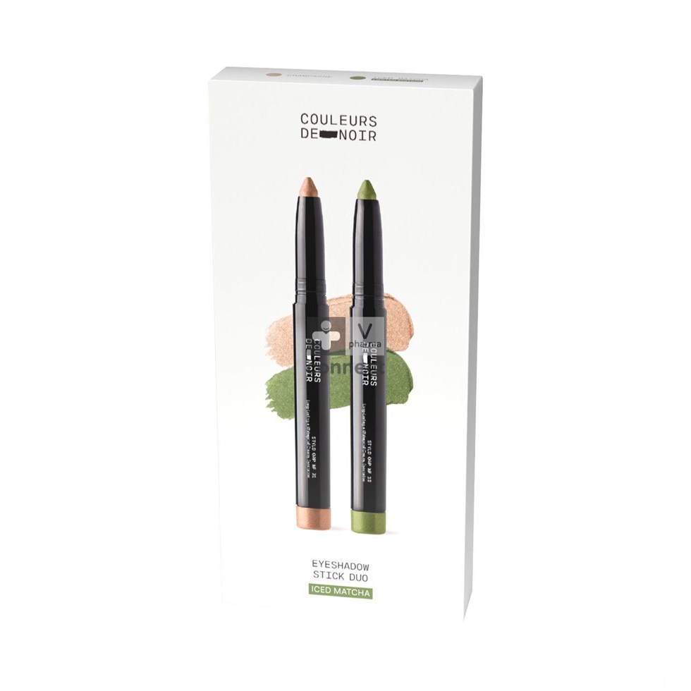 Couleurs De Noir Eyeshadow Stick Summer 01 Iced Matcha