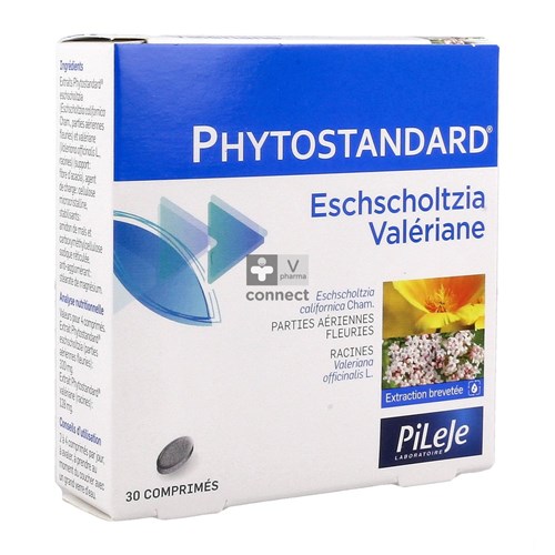 Phytostandard Eschscholtzia/Valeriane 30 Comprimés