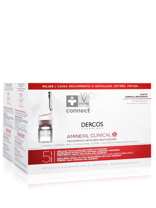 Vichy Dercos Aminexil Clinical 5 Women Amp 42x6ml