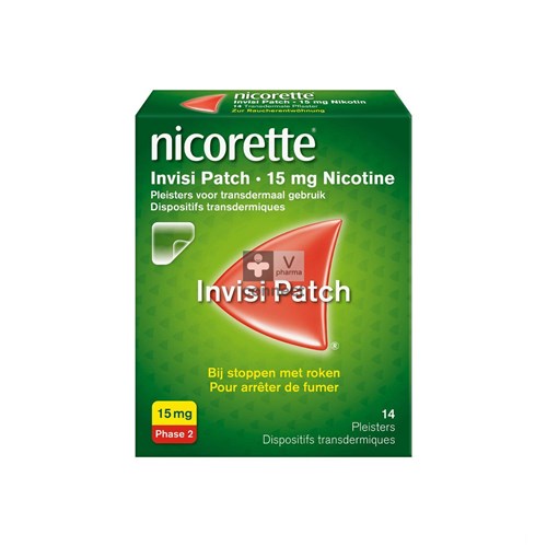 Nicorette Invisi Patch 15 mg 14 Patchs