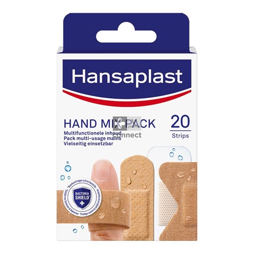 Hansaplast Pansements Hand Mix Pack 20 Strips