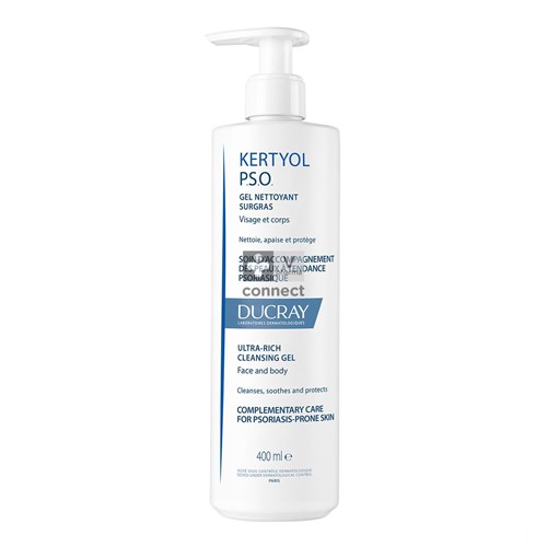 Ducray Kertyol PSO Gel Nettoyant Surgras 400 ml